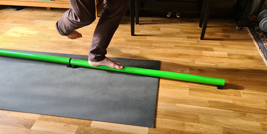 Långa balansstången i stål, 2x1